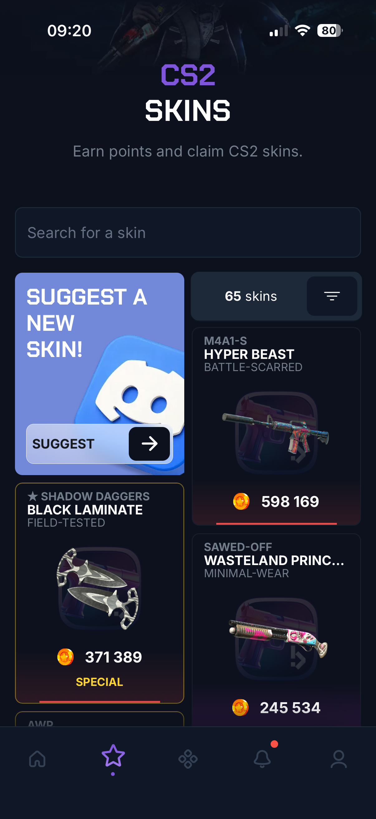 Bestway.gg CS2 app screenshot