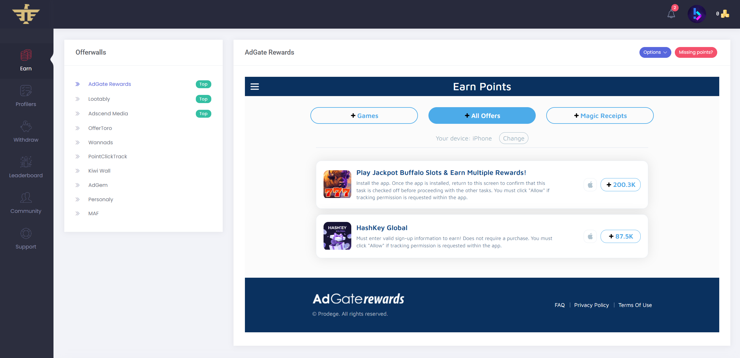 Idle Empire app screenshot